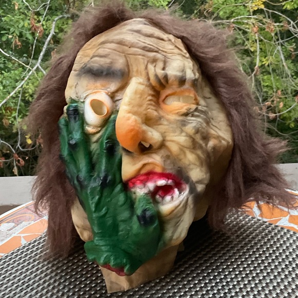 Gory scary haunted monster ugly halloween costume face mask - Picture 6 of 6